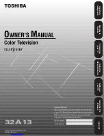 Toshiba 32A13 Owner'S Manual preview