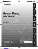 Toshiba 32A14 Owner'S Manual preview