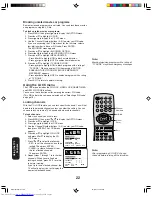 Preview for 22 page of Toshiba 32A35 Owner'S Manual