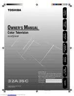 Toshiba 32A35C Owner'S Manual preview