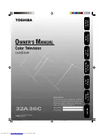 Preview for 1 page of Toshiba 32A36C Owner'S Manual