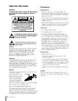 Предварительный просмотр 2 страницы Toshiba 32AFX61 Owner'S Manual