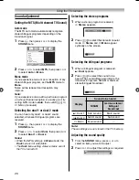 Preview for 20 page of Toshiba 32AV500E - 32" PAL/NTSC Multi-System HD Ready LCD Television Owner'S Manual