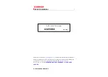 Toshiba 32AV505D Service Manual preview