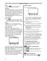 Предварительный просмотр 22 страницы Toshiba 32AV700E Owner'S Manual