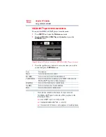 Предварительный просмотр 102 страницы Toshiba 32C120U User Manual