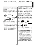 Предварительный просмотр 12 страницы Toshiba 32D1354DB Online Manual