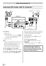 Предварительный просмотр 14 страницы Toshiba 32DT2U Owner'S Manual