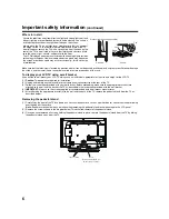 Предварительный просмотр 6 страницы Toshiba 32DV700A Owner'S Manual