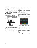 Предварительный просмотр 22 страницы Toshiba 32DV700A Owner'S Manual