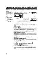 Предварительный просмотр 72 страницы Toshiba 32DV700A Owner'S Manual