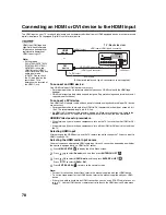 Предварительный просмотр 78 страницы Toshiba 32DV733R Owner'S Manual