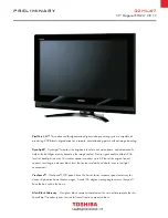 Toshiba 32HL67 - 32" LCD TV Specifications preview