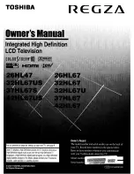 Toshiba 32HL67US Owner'S Manual preview