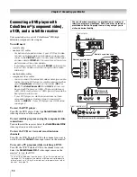 Предварительный просмотр 12 страницы Toshiba 32HLC56 - 32" LCD Flat Panel Display Owner'S Manual