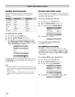 Предварительный просмотр 30 страницы Toshiba 32HLC56 - 32" LCD Flat Panel Display Owner'S Manual