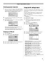 Предварительный просмотр 37 страницы Toshiba 32HLC56 - 32" LCD Flat Panel Display Owner'S Manual