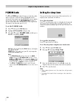 Предварительный просмотр 38 страницы Toshiba 32HLC56 - 32" LCD Flat Panel Display Owner'S Manual