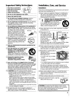 Предварительный просмотр 3 страницы Toshiba 32HLX95 Owner'S Manual