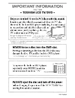 Предварительный просмотр 103 страницы Toshiba 32HLX95 Owner'S Manual