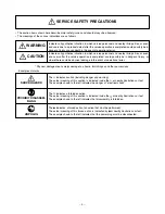 Предварительный просмотр 3 страницы Toshiba 32HLX95 Service Manual