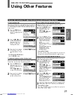 Предварительный просмотр 21 страницы Toshiba 32JW8UA Owner'S Manual