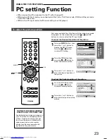 Предварительный просмотр 23 страницы Toshiba 32JW8UA Owner'S Manual