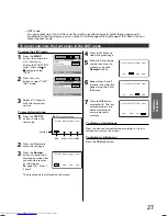 Предварительный просмотр 27 страницы Toshiba 32JW8UA Owner'S Manual