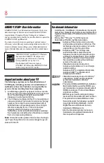 Preview for 8 page of Toshiba 32L1300U User Manual