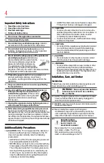 Preview for 4 page of Toshiba 32L1400U User Manual