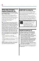 Preview for 8 page of Toshiba 32L1400U User Manual