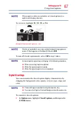 Preview for 67 page of Toshiba 32L1400U User Manual