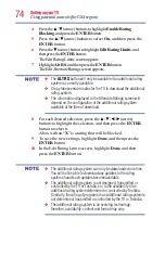 Preview for 74 page of Toshiba 32L1400U User Manual