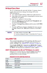 Preview for 87 page of Toshiba 32L1400U User Manual