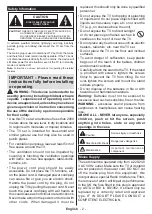 Preview for 3 page of Toshiba 32L1753DB Operating Instructions Manual