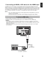 Предварительный просмотр 11 страницы Toshiba 32L23 DIGITAL Series Owner'S Manual