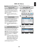 Предварительный просмотр 49 страницы Toshiba 32L23 DIGITAL Series Owner'S Manual