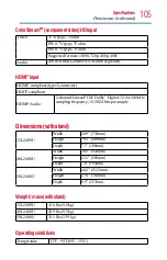 Preview for 105 page of Toshiba 32L2400U User Manual