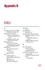 Preview for 107 page of Toshiba 32L2400U User Manual