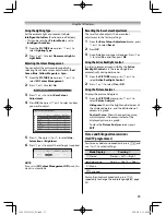 Предварительный просмотр 23 страницы Toshiba 32L255 Series Owner'S Manual