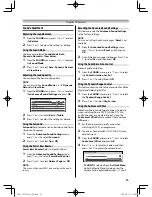 Предварительный просмотр 25 страницы Toshiba 32L255 Series Owner'S Manual