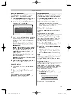 Предварительный просмотр 27 страницы Toshiba 32L255 Series Owner'S Manual