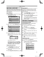 Предварительный просмотр 31 страницы Toshiba 32L255 Series Owner'S Manual