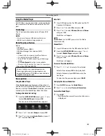 Предварительный просмотр 43 страницы Toshiba 32L255 Series Owner'S Manual