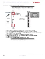 Предварительный просмотр 20 страницы Toshiba 32L310U18 Manual