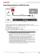 Предварительный просмотр 23 страницы Toshiba 32L310U18 Manual