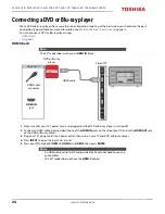 Предварительный просмотр 24 страницы Toshiba 32L310U18 Manual