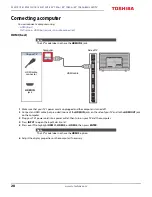 Предварительный просмотр 28 страницы Toshiba 32L310U18 Manual