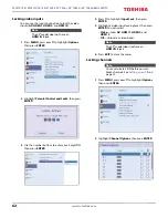 Предварительный просмотр 62 страницы Toshiba 32L310U18 Manual