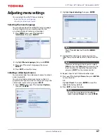 Предварительный просмотр 67 страницы Toshiba 32L310U18 Manual
